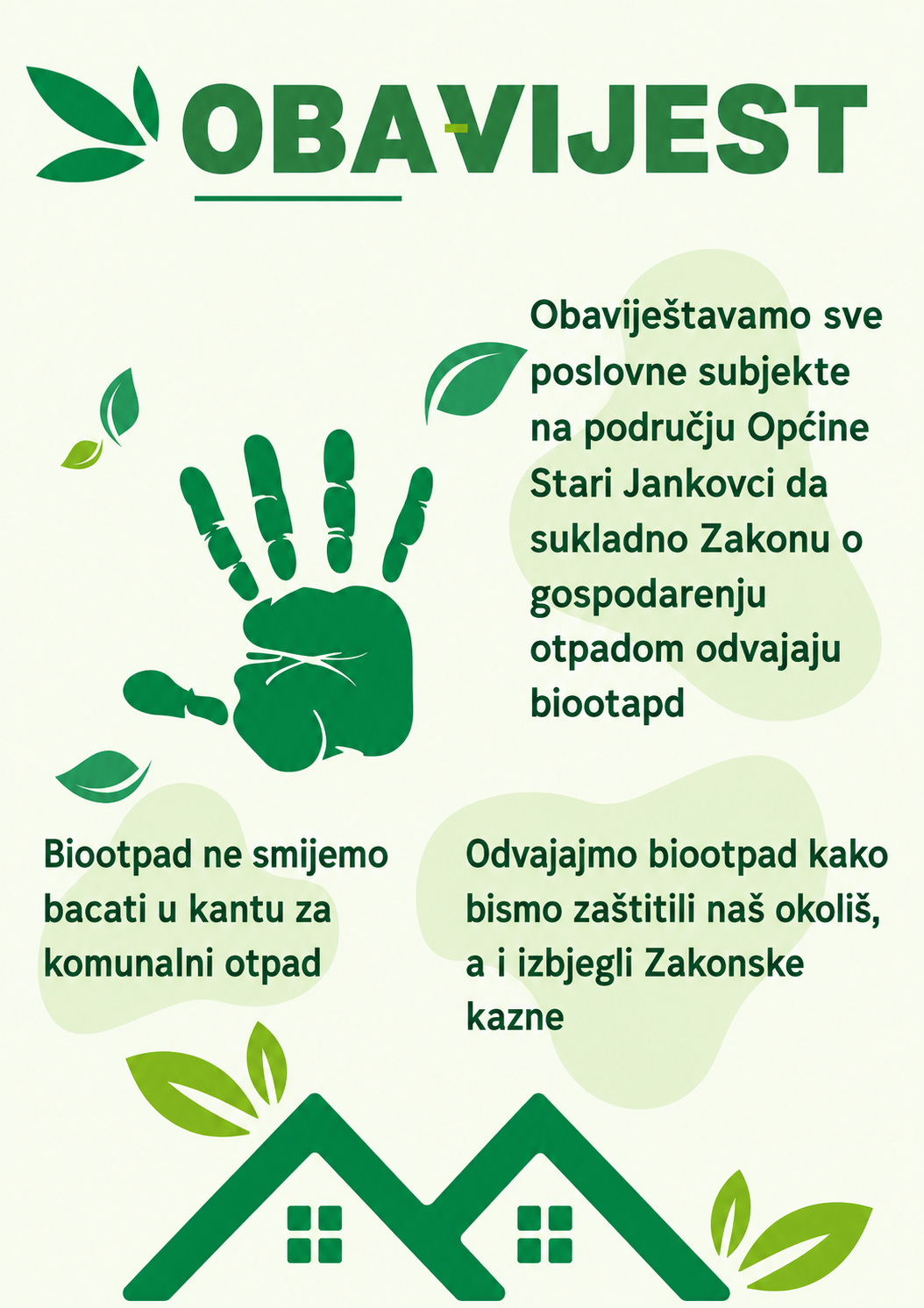 Provedba zakonskih obveza vezanih uz odvojeno sakupljanje biootpada i smanjenje odlaganja biorazgradivog otpada